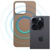 Dėklas 3MK Hardy MagSilicone skirtas Apple iPhone 15 Pro aukso spalvos