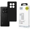 Dėklas 3MK Matt dėklas Pro skirtas Redmi Note 14 Pro 4G juodos spalvos