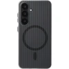 Dėklas Accezz Lite nugarėlė su MagSafe | Fluted | skirta Samsung Galaxy S25 – Smokey Matte
