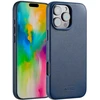 Dėklas Accezz MagSafe odinis galinis dangtelis, skirtas iPhone 16 Pro Max – Nightfall Mėlyna