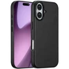 Dėklas Accezz MagSafe odinis galinis dangtelis, skirtas iPhone 17 – Onyx Juodas