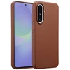 Dėklas Accezz MagSafe odinis galinis dangtelis, skirtas Samsung Galaxy A36 / A56 – Sienna Brown