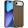 Dėklas Accezz MagSafe odinis galinis dangtelis, skirtas iPhone Air – kavos ruda