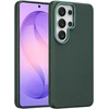 Dėklas Accezz MagSafe odinis galinis dangtelis, skirtas Samsung Galaxy S26 Ultra – Cedar Žalias