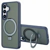 Dėklas Accezz Ring Stand nugarėlė su MagSafe, skirta Samsung Galaxy S25 Plus – Mėlyna