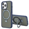 Dėklas Accezz žiedinis stovas su nugarėlės dėklu ir MagSafe, skirtas iPhone 13 Pro Max – Mėlynas