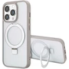 Dėklas Accezz žiedinis stovas su nugarėlės dėklu ir MagSafe, skirtas iPhone 14 Pro – pilkas