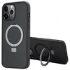 Dėklas Accezz žiedinis stovas su nugarėlės dėklu ir MagSafe, skirtas iPhone 13 Pro Max – Juodas