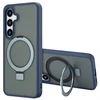 Dėklas Accezz žiedinis stovas su nugarėlės dėklu ir MagSafe, skirtas Samsung Galaxy S24 Plus – Mėlynas