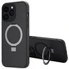 Dėklas Accezz žiedinis stovas su nugarėlės dėklu ir MagSafe, skirtas iPhone 14 Pro Max – Juodas
