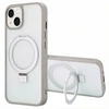 Dėklas Accezz žiedinis stovas su nugarėlės dėklu ir MagSafe, skirtas iPhone 14 – Pilkas