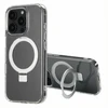 Dėklas Accezz žiedinis stovas su nugarėlės dėklu ir MagSafe, skirtas iPhone 16 Pro Max – skaidrus
