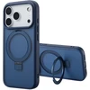 Dėklas Accezz žiedinis stovas su nugarėlės dėklu ir MagSafe, skirtas iPhone 17 Pro – Mėlynas