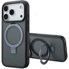 Dėklas Accezz žiedinis stovas su nugarėlės dėklu ir MagSafe, skirtas iPhone 17 Pro – Juodas