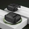 Dėklas Apple AirPods 4 Tech-Protect Carbonox juodos spalvos