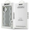 Dėklas Apple iPhone 16 DKNY Checkered Pattern MagSafe (DKHMP16SPCPVSLE) beige