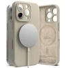 Dėklas Apple iPhone 16 Pro Ringke Silikoninis Magnetic MagSafe Stone kreminės spalvos