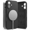 Dėklas Apple iPhone 16 Ringke Silikoninis Magnetic MagSafe juodos spalvos