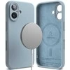 Ringke iPhone 16 Dėklas Silicone Magnetic Mėlynas