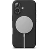Ringke iPhone 16 dėklas, silikoninis, magnetinis, juodas