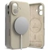 Dėklas Ringke Silicone MagSafe Apple iPhone 16 Case - rusvai gelsvas