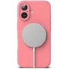 Ringke iPhone 16 Dėklas Silicone Magnetic Rožinė