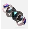 Dėklas Apple Watch 10 (46mm) Ringke Slim 2-pack Clear & Matte juodos spalvos