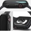 Dėklas Apple Watch 10 (46mm) Ringke Slim 2-pack Clear & Matte juodos spalvos