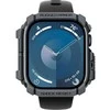 Dėklas Apple Watch 10 (46mm) Spigen Rugged Armor Dark pilka