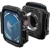 Dėklas Apple Watch 10 (46mm) Spigen Rugged Armor Matte juodas