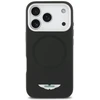 Dėklas Aston Martin HC FW Logo MagSafe Apple iPhone 17 Pro juodos spalvos
