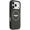 Dėklas Aston Martin HC Kevlar Counter Design MagSafe skirtas Apple iPhone 17 Pro juodos spalvos