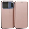 Dėklas Beline Book Magnetic Apple iPhone 17 Pro Max rose auksinis