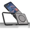 Dėklas Beline MagSafe Samsung Galaxy Z Flip7 juodos spalvos