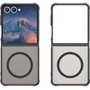 Dėklas Beline MagSafe Samsung Galaxy Z Flip7 juodos spalvos
