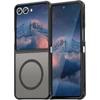 Dėklas Beline MagSafe Samsung Galaxy Z Flip7 juodos spalvos