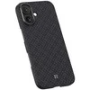 Dėklas Benks Magnetic Armor Air Armor Grid Kevlar Case Metal Frame 600D (B067) skirtas Apple iPhone 17 juodos spalvos