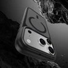 Dėklas Benks Magnetic Mist Case Metal Frame (A069) skirtas Apple iPhone 17 Pro mėlynos spalvos (Camera Control Button)