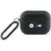 Dėklas BMW Carbon Metal Logo Case for AirPods Pro 3 - Juodas
