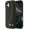 BMW M Carbon Line ir logotipo „MagSafe“ dėklas, skirtas iPhone 17 – Geltona