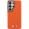 Dėklas BMW M Metal Logo MagSafe for Samsung Galaxy S26 Ultra oranžinis
