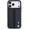 Dėklas BMW M Perforated Stripe Logo MagSafe iPhone 17 Pro Max tamsiai mėlynas