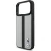 Dėklas BMW M Perforated Stripe Logo MagSafe iPhone 17 Pro Max pilkas