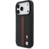 Dėklas BMW M Perforated Stripe Logo MagSafe iPhone 17 Pro raudonas