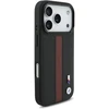 Dėklas BMW M Perforated Stripe Logo MagSafe iPhone 17 Pro raudonas