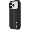 Dėklas BMW M Perforated Stripe Logo MagSafe iPhone 17 Pro mėlynas