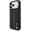 Dėklas BMW M perforuotas su juostelėmis ir logotipu MagSafe iPhone 17 Pro Max mėlynas