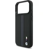 Dėklas BMW M perforuotas su juostelėmis ir logotipu MagSafe iPhone 17 Pro Max mėlynas