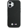 Dėklas BMW M Quilted Logo MagSafe iPhone 17 juodos spalvos