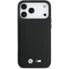 Dėklas BMW M Quilted Logo MagSafe Apple iPhone 17 Pro Max juodos spalvos